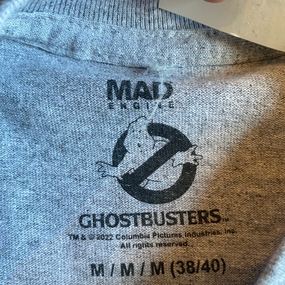 MAD Engine Men’s Gray Ghostbusters Graphic T-shirt - Picture 12 of 14